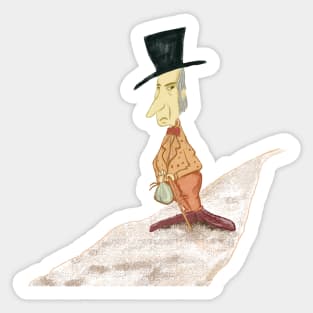 The Miserly Old Man Sticker